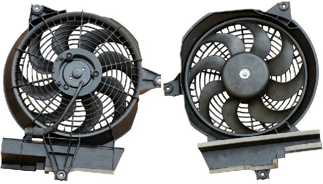 2001-2006 Hyundai Santa Fe A/C Condenser Fan Assembly (APDI)