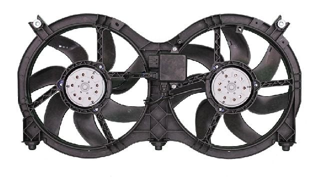 2014-2019 INFINITI QX60 Dual Radiator and Condenser Fan Assembly (APDI)