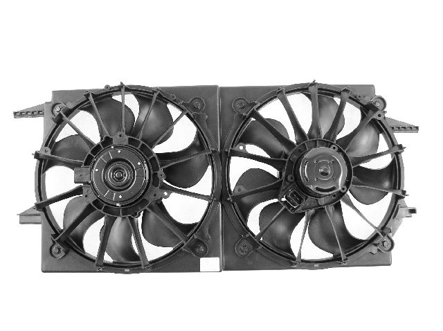 1999-2005 Pontiac Grand Am Dual Radiator and Condenser Fan Assembly (APDI)