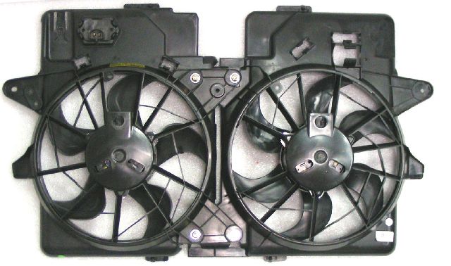 2005-2007 Ford Escape Dual Radiator and Condenser Fan Assembly (APDI)