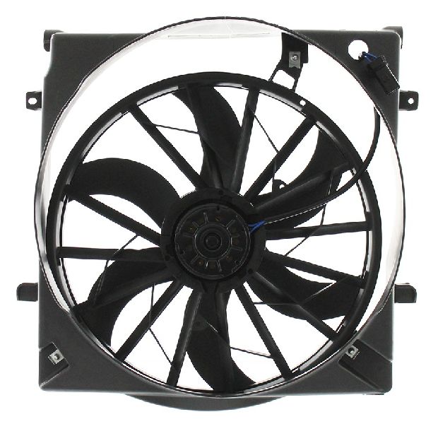 2006-2007 Jeep Liberty Dual Radiator and Condenser Fan Assembly (APDI)