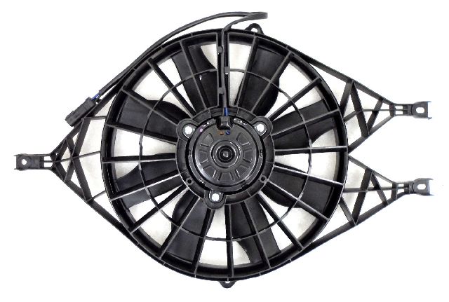2000-2003 Dodge Durango Dual Radiator and Condenser Fan Assembly (APDI)