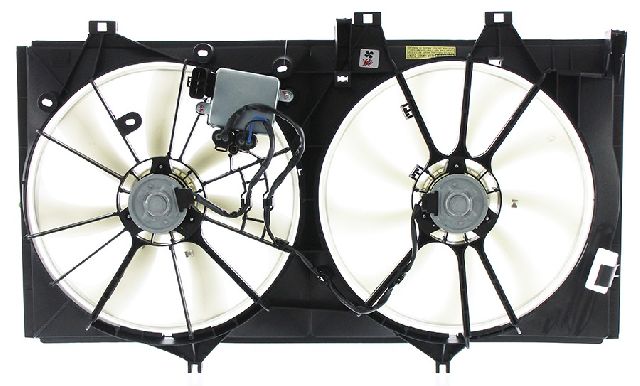 2013-2017 Lexus ES350 Dual Radiator and Condenser Fan Assembly (APDI)