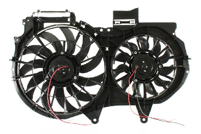 2002-2008 Audi A4 Dual Radiator and Condenser Fan Assembly (APDI)