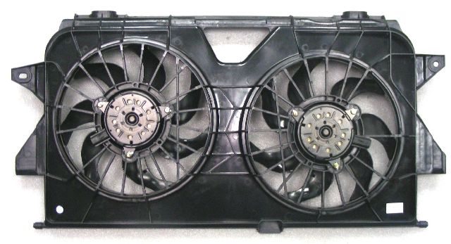 2005-2007 Dodge Caravan Dual Radiator and Condenser Fan Assembly (APDI)
