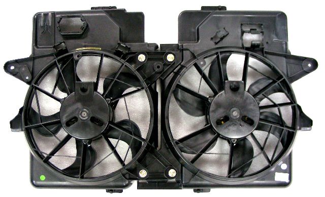 2008-2012 Ford Escape Dual Radiator and Condenser Fan Assembly (APDI)