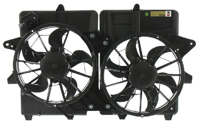 2005-2012 Ford Escape Dual Radiator and Condenser Fan Assembly (APDI)