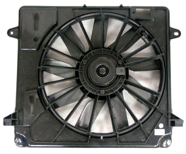2007-2011 Jeep Wrangler Dual Radiator and Condenser Fan Assembly (APDI)