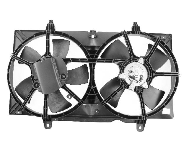 2002-2006 Nissan Altima Dual Radiator and Condenser Fan Assembly (APDI)