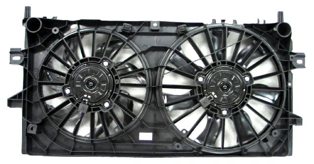 2005-2008 Pontiac Grand Prix Dual Radiator and Condenser Fan Assembly (APDI)