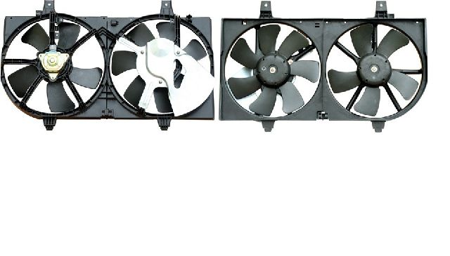 2002-2006 Nissan Sentra Dual Radiator and Condenser Fan Assembly (APDI)