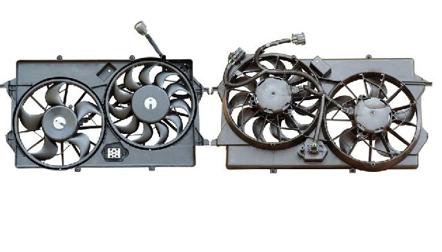 2005-2007 Ford Focus Dual Radiator and Condenser Fan Assembly (APDI)