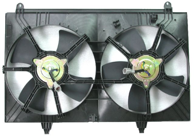2003-2008 INFINITI FX35 Dual Radiator and Condenser Fan Assembly (APDI)