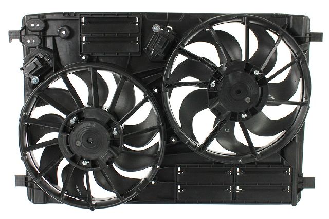 2015-2019 Lincoln MKC Dual Radiator and Condenser Fan Assembly (APDI)
