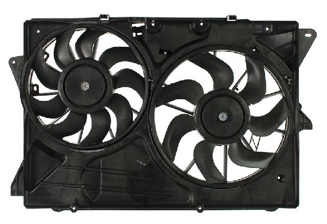 2013-2019 Ford Flex Dual Radiator and Condenser Fan Assembly (APDI)