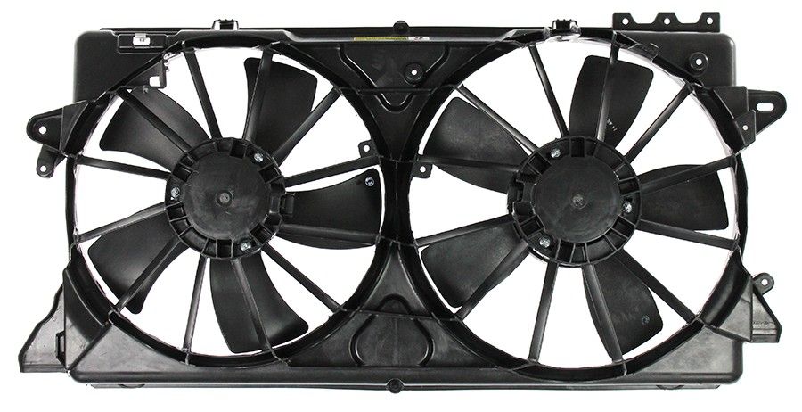2017, 2016, 2015, 2014, 2013, 2012, 2011 Ford Expedition Dual Radiator and Condenser Fan Assembly
