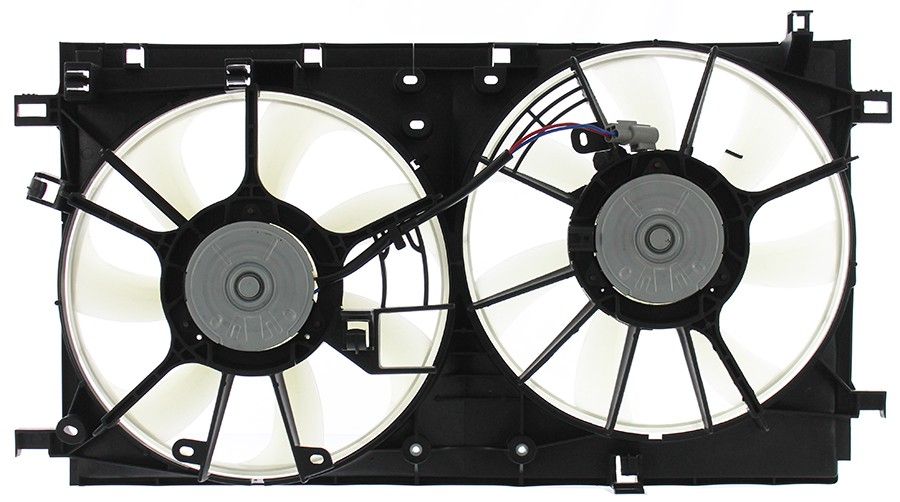 2019, 2018, 2017, 2016 Toyota Prius Dual Radiator and Condenser Fan Assembly