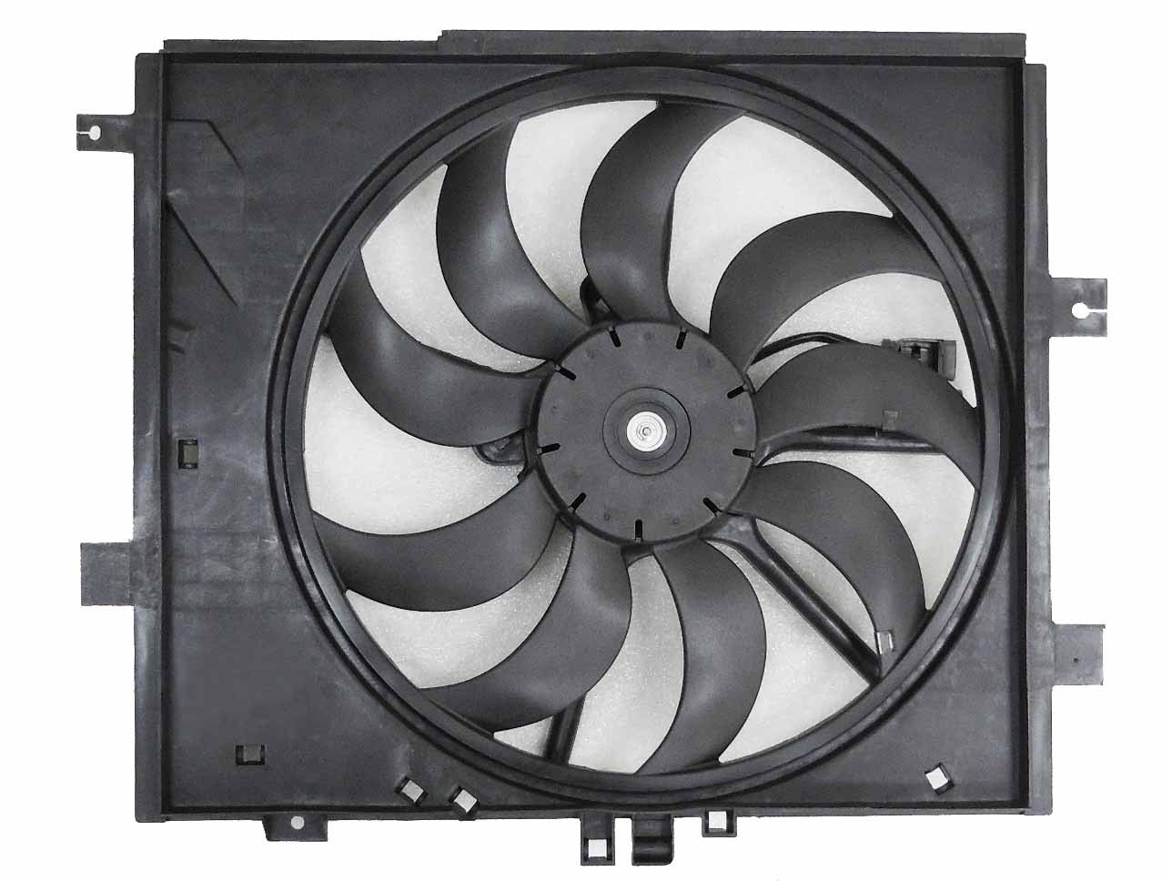 2018, 2017, 2016, 2015, 2014 Nissan Versa Note Dual Radiator and Condenser Fan Assembly