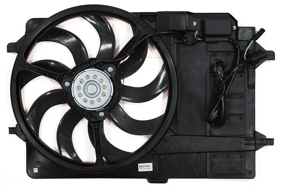 2003, 2002 Mini Cooper Dual Radiator and Condenser Fan Assembly