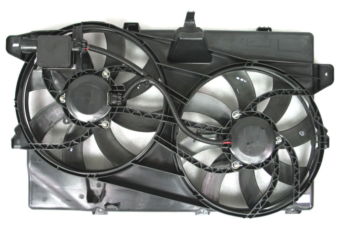 2013, 2012, 2011, 2010, 2009, 2008, 2007 Ford Edge Dual Radiator and Condenser Fan Assembly