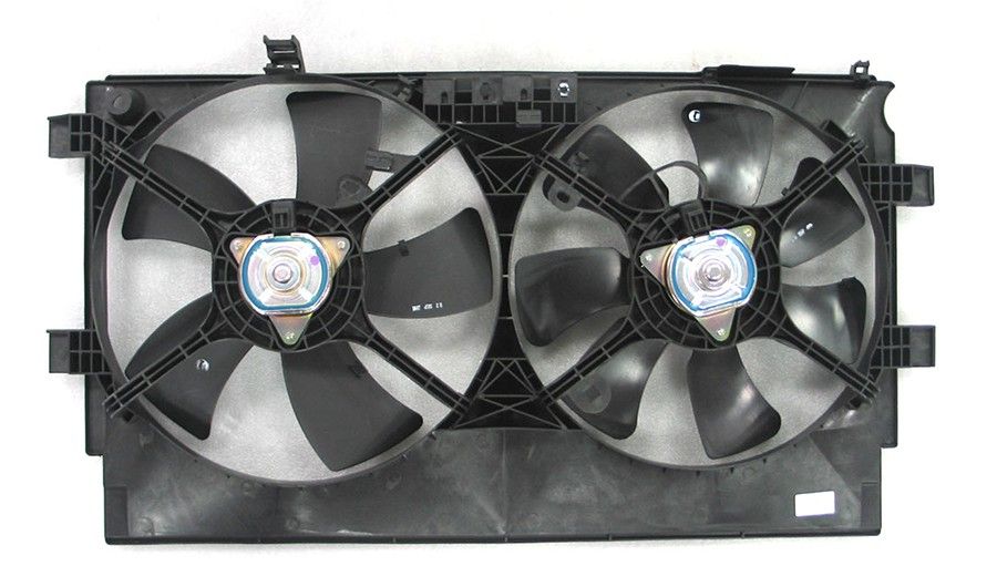 2017, 2016, 2015, 2014, 2013, 2012, 2011, 2010, 2009, 2008 Mitsubishi Lancer Dual Radiator and Condenser Fan Assembly