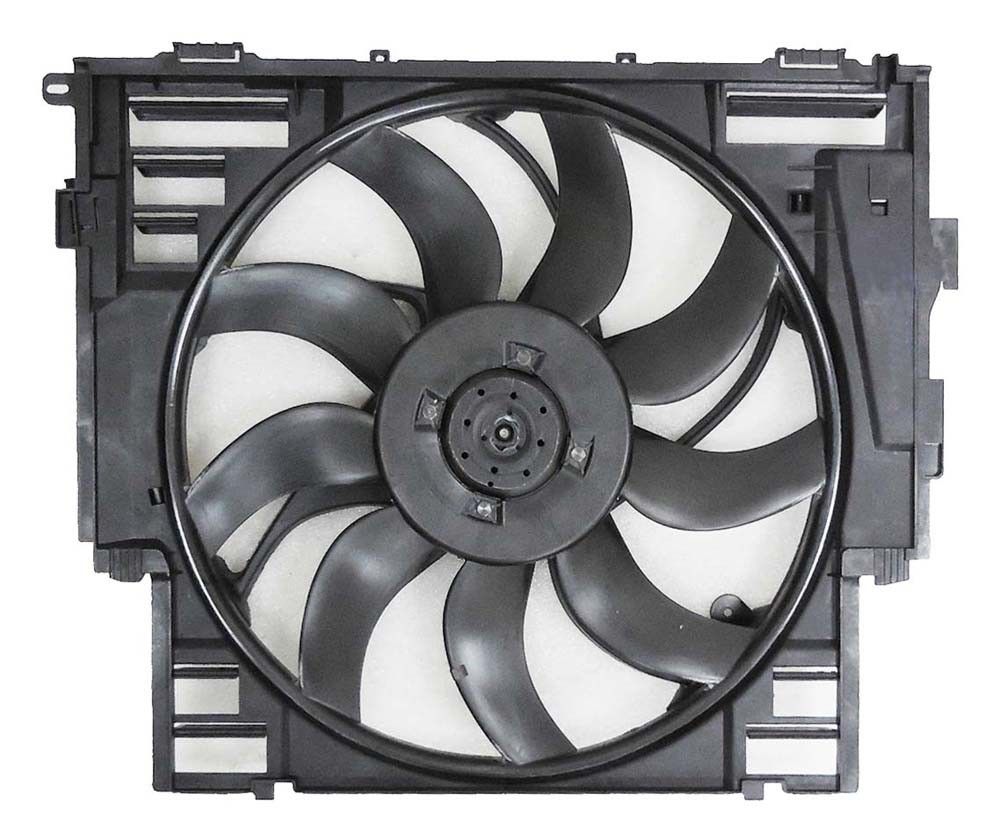 2015, 2014, 2013, 2012 BMW 528i Dual Radiator and Condenser Fan Assembly