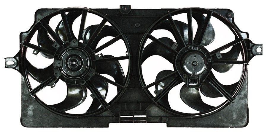 2000, 1999 Chevrolet Venture Dual Radiator and Condenser Fan Assembly