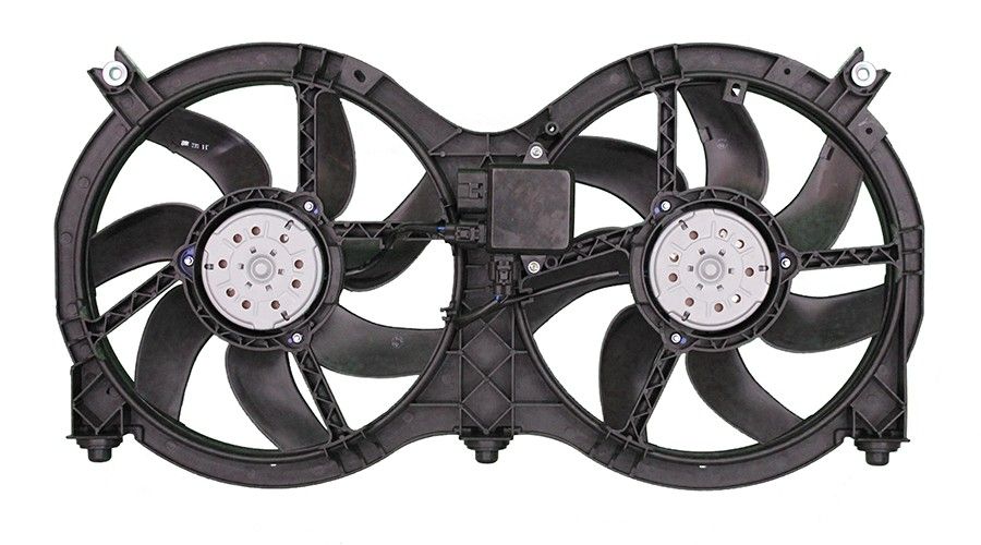 2013 INFINITI JX35 Dual Radiator and Condenser Fan Assembly