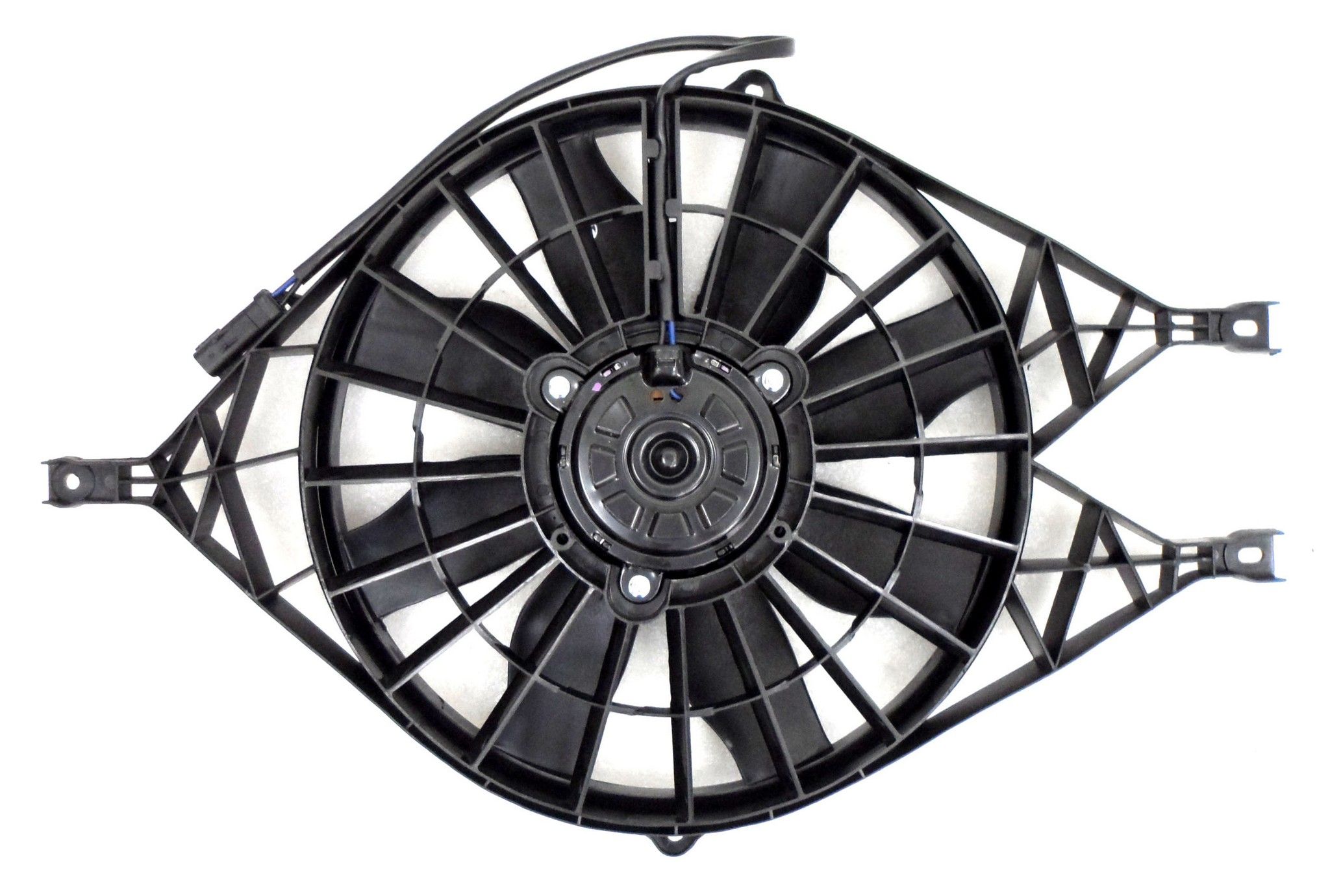 2003, 2002, 2001, 2000 Dodge Durango Dual Radiator and Condenser Fan Assembly