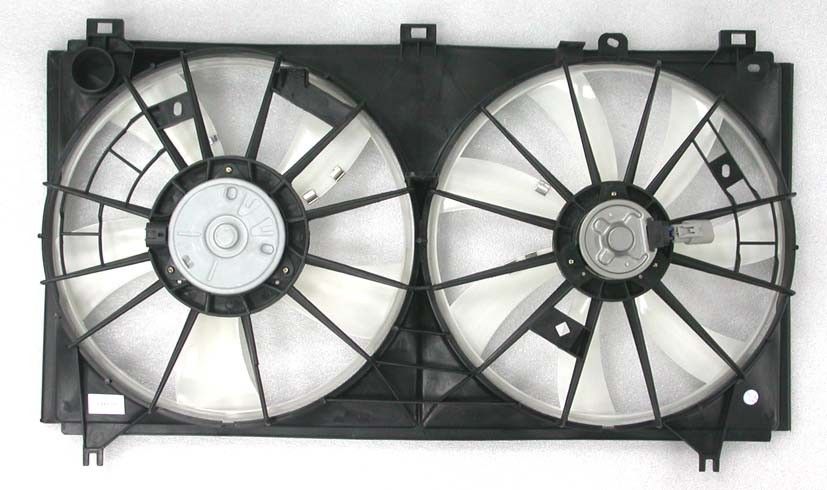 2011, 2010, 2009, 2008, 2007, 2006 Lexus IS350 Dual Radiator and Condenser Fan Assembly