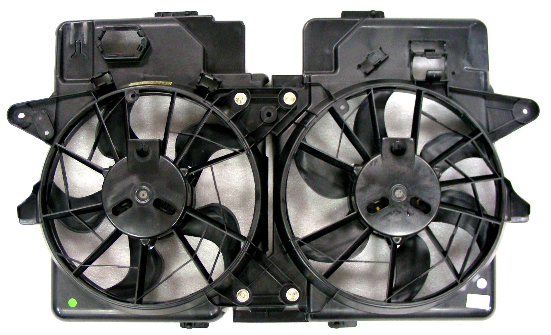 2012, 2011, 2010, 2009, 2008 Ford Escape Dual Radiator and Condenser Fan Assembly