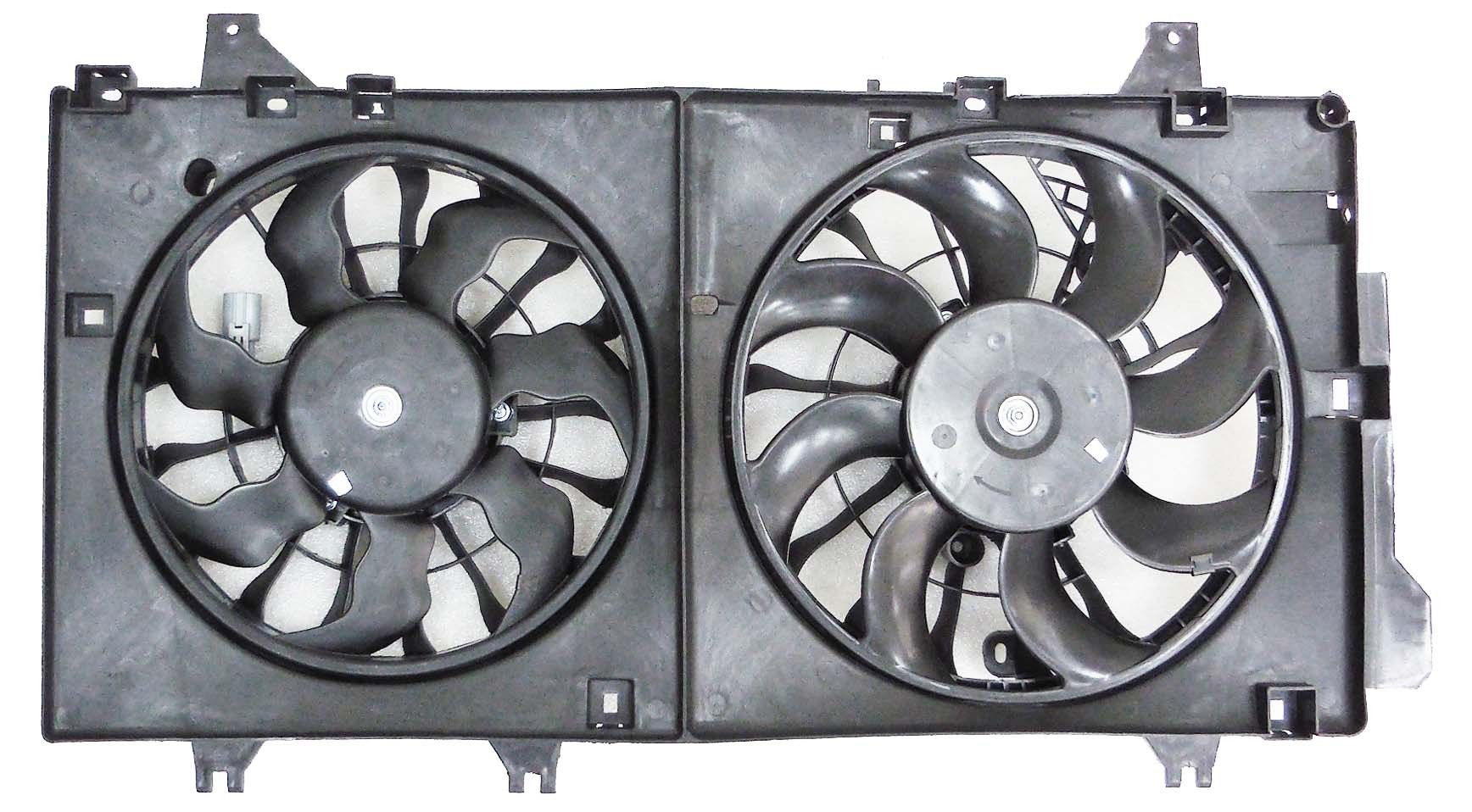 2018, 2017, 2016, 2015, 2014 Mazda 3 Dual Radiator and Condenser Fan Assembly