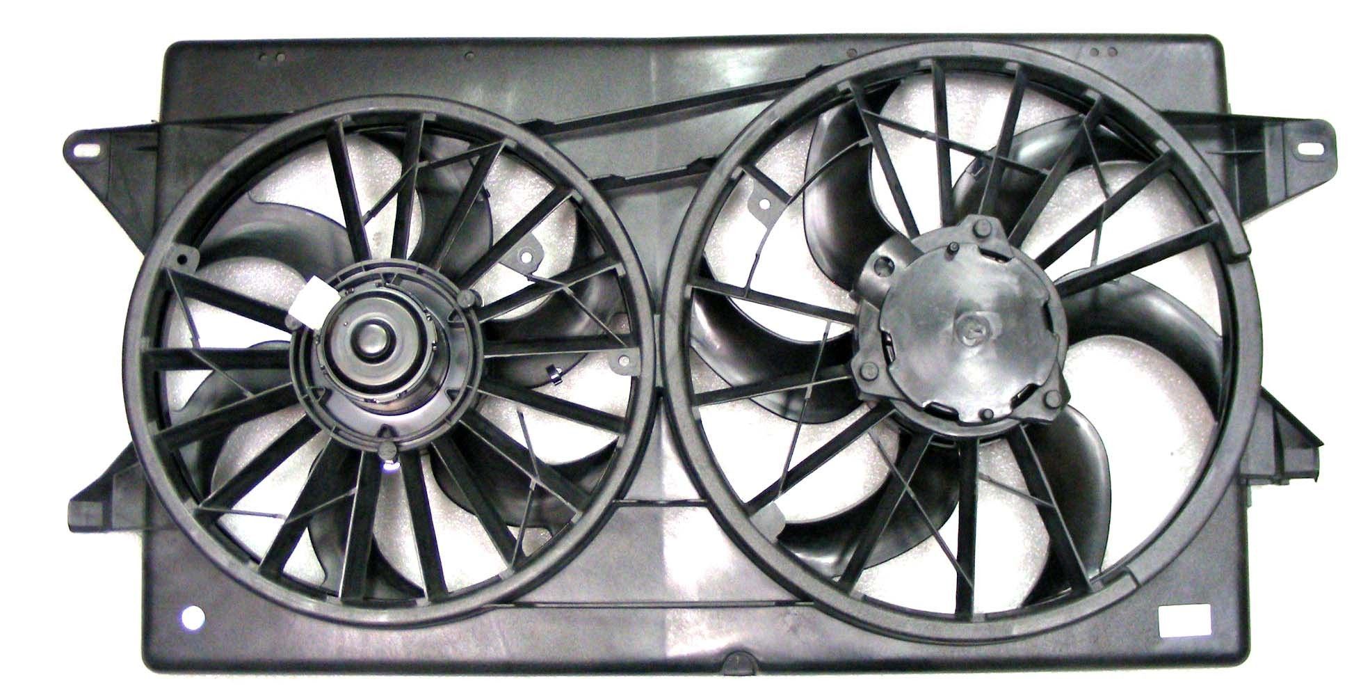2006, 2005, 2004 Ford Freestar Dual Radiator and Condenser Fan Assembly