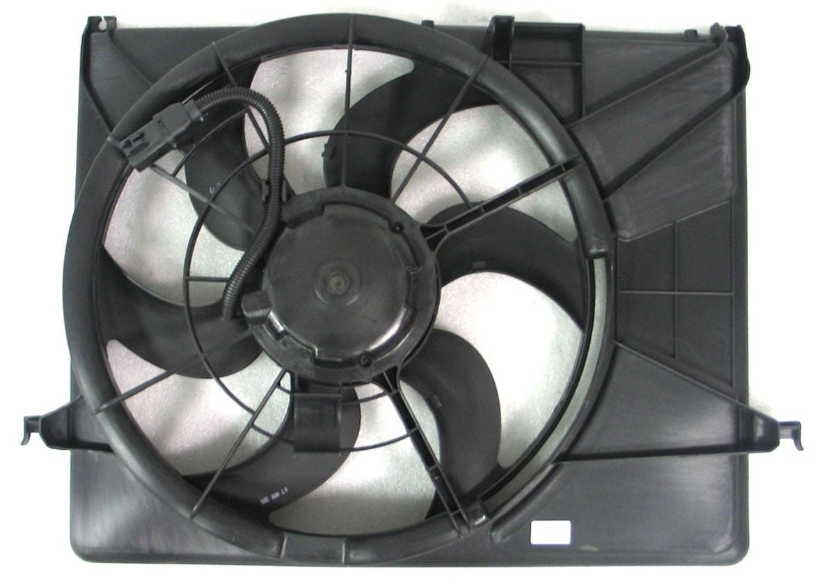 2009, 2008, 2007, 2006 Hyundai Azera Dual Radiator and Condenser Fan Assembly