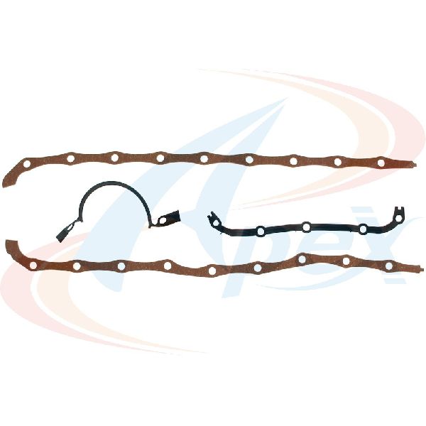 1975-1987 Ford E-350 Econoline Engine Oil Pan Gasket Set (Apex)