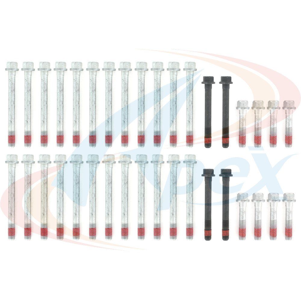 2002, 2001 GMC C3500HD 2500 Engine Cylinder Head Bolt Set