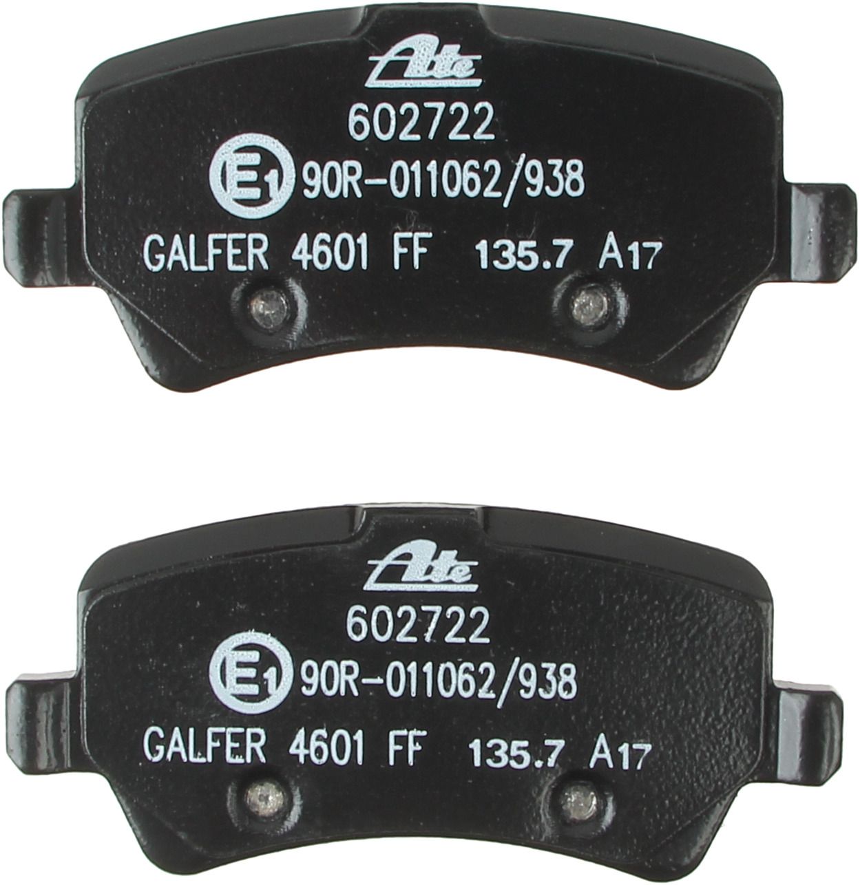 2016, 2015, 2014, 2013, 2012, 2011, 2010, 2009, 2008, 2007 Volvo S80 Disc Brake Pad Set