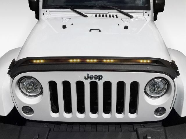 2007-2017 Jeep Wrangler Hood Deflector (Auto Ventshade (AVS))