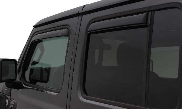 2007-2017 Jeep Wrangler Side Window Deflector (Auto Ventshade (AVS))