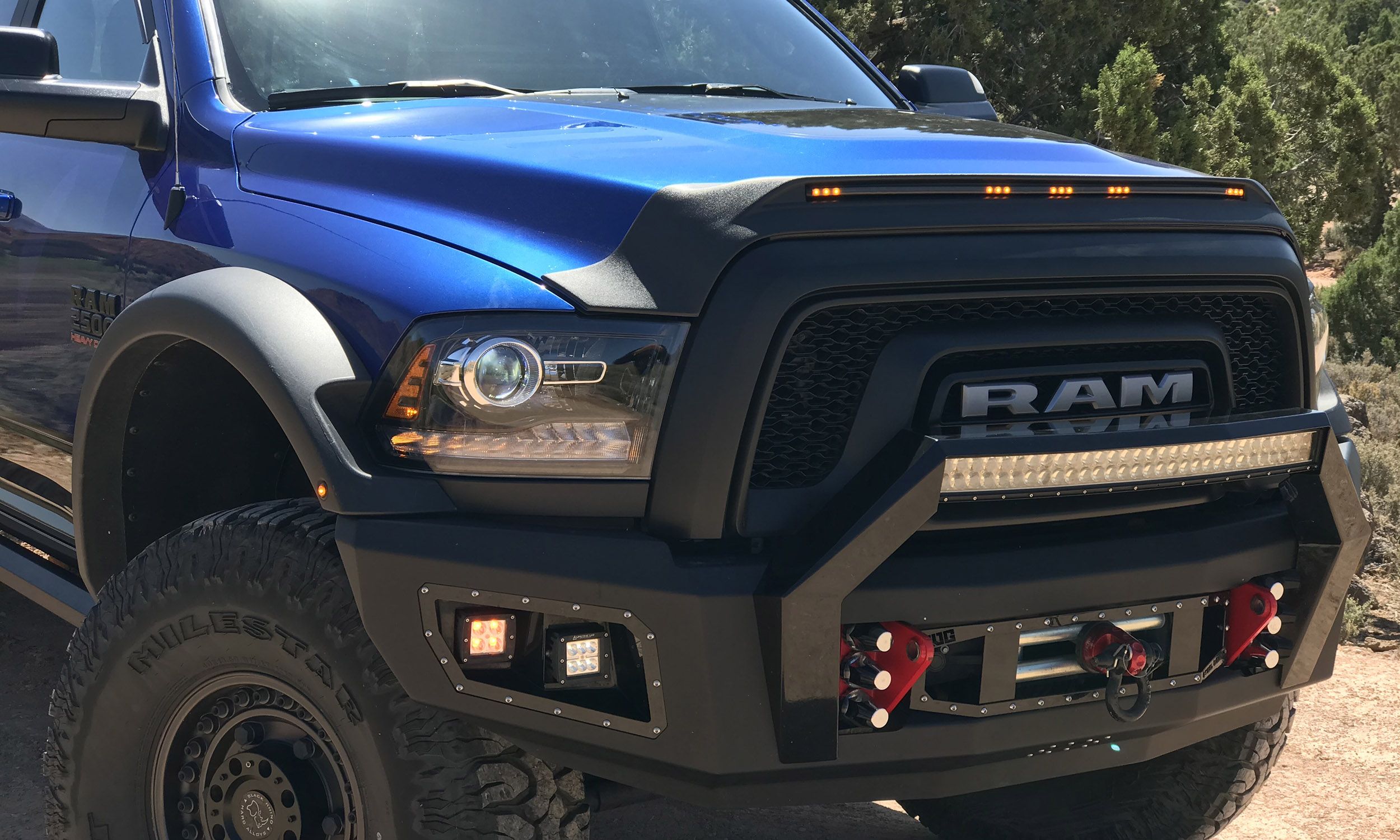 2018, 2017, 2016, 2015, 2014, 2013, 2012, 2011 Ram 2500 2500 Hood Deflector