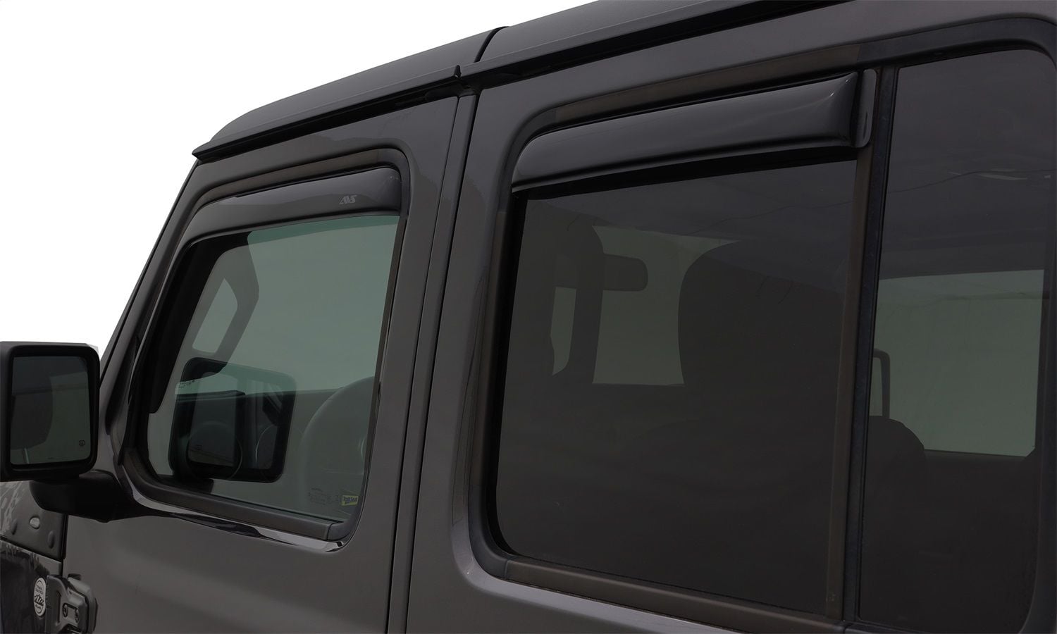 2017, 2016, 2015, 2014, 2013, 2012, 2011, 2010, 2009, 2008, 2007 Jeep Wrangler Side Window Deflector