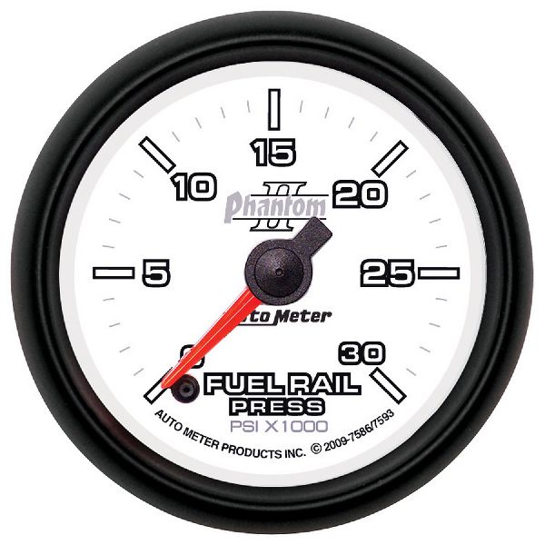 2001-2006 Chevrolet Silverado 3500 HD Fuel Pressure Gauge (AutoMeter)