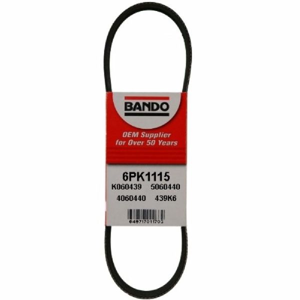 2008-2013 Audi A3 Accessory Drive Belt - Accessory Drive or Alternator and Air Conditioning (Bando)