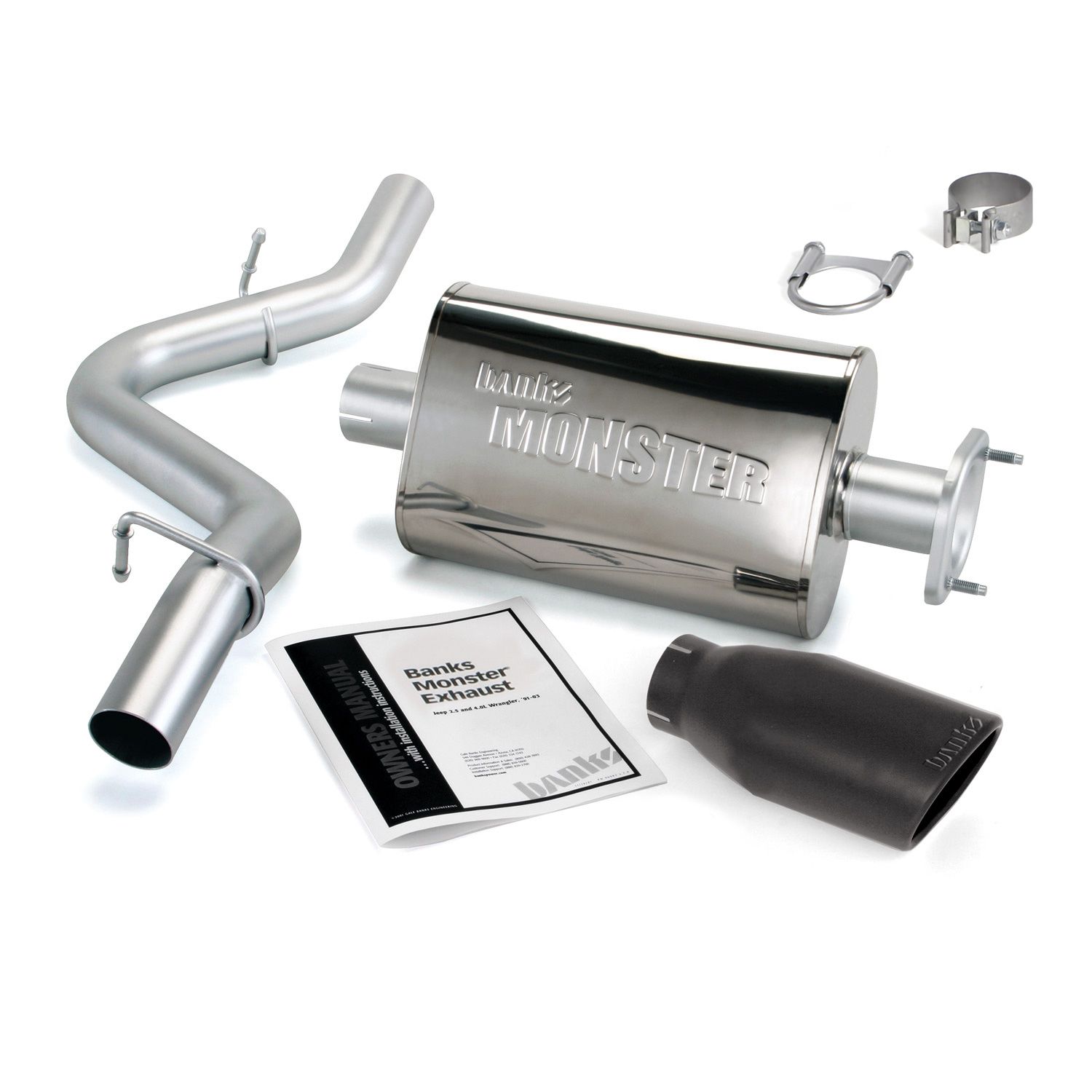 2006, 2005, 2004 Jeep Wrangler Exhaust System Kit