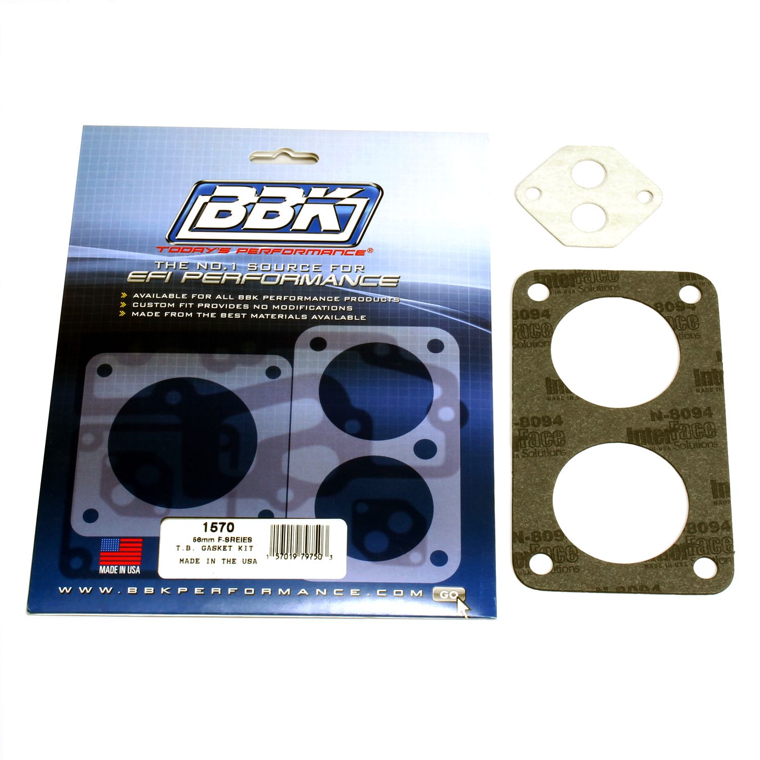 1996, 1995, 1994, 1993, 1992, 1991, 1990, 1989, 1988, 1987 Ford F-150 Fuel Injection Throttle Body Mounting Gasket