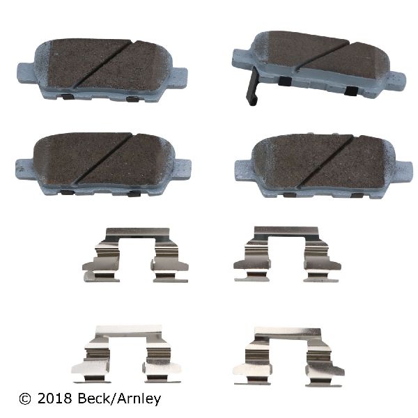 2011-2017 Nissan Juke Disc Brake Pad Set - Rear (Beck Arnley)
