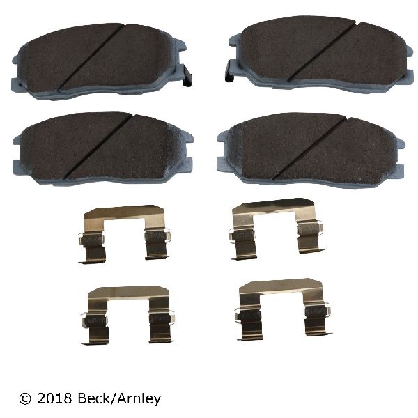 2003-2009 Kia Sorento Disc Brake Pad Set - Front (Beck Arnley)