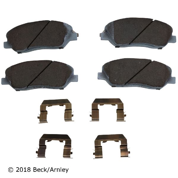 2007-2009 Hyundai Santa Fe Disc Brake Pad Set - Front (Beck Arnley)