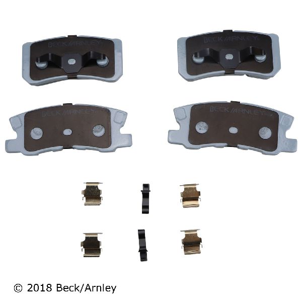 2007-2012 Mitsubishi Outlander Disc Brake Pad Set - Rear (Beck Arnley)