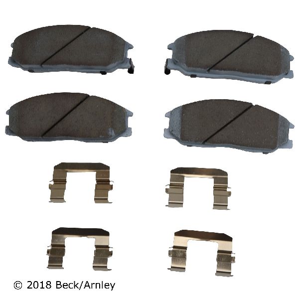 2001-2006 Hyundai Santa Fe Disc Brake Pad Set - Front (Beck Arnley)